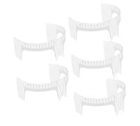 VALICLUD 5pcs Brow Symmetry Ruler Tattooing Stencils Accurate Positioning Ruler Eyebrow Template Tattoo Tools for Tint