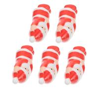 VALICLUD 5Pcs Christmas Santa Ceramic Chopstick Stands Japanese Style Food Grade Chopstick and Spoon Racks for Home and Restaurant Tableware