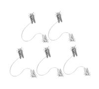 VALICLUD 5pcs Cicada Insect Metal Brooch Pins Lightweight Alloy Lapel Pins for Men Women Suit Shirt Jacket Accessories