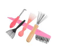 VALICLUD 5pcs Comb for Removing Pet Hair Dandruff Comb Set Scalp Sweep Detoxing Tool Mini Rake for Hair Brush Cleaner Barber Cleaning Supplies