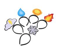 VALICLUD 5pcs Creative Party Hair Accessories Felt Water Drop Birthday Decorations Novelty Birthday Headband Novelty Headband Decoration Plastic