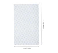 VALICLUD 5pcs Disposable Salon Hairdressing Perm Papers, Ultra-thin High Temperature Resistant Wrap Papers for Hair Rollers, Suitable for Cold and Hot Perms at Home and Professional Use