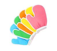 VALICLUD 5pcs Exfoliating Bath Gloves Scrubbing Mitts for Shower Spa Bathing Random Washing Gloves Body Scrub Mitts Random Color