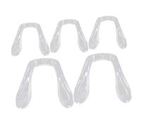 VALICLUD 5Pcs Eyeglass Nose Pads for Soft Nose Support Pads Comfortable Air Chamber Design Non Slip Eyewear Nose for Glasses and Sunglasses Durable and Gentle Skin