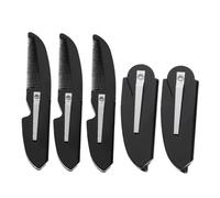 VALICLUD 5pcs Folding Beard Comb for Men Portable Pocket Comb Plastic Hairdressing Tool Grooming Supply for Hair Styling