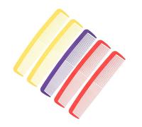 VALICLUD 5pcs Giant Oversized Wide Tooth Plastic Comb for Halloween Carnival Party Durable Exaggerated Giant Prop for Costume Pranks Creative Photography and Festive Fun Red Yellow Purple