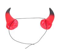 VALICLUD 5pcs Gothic Devil Horns Headband Lightweight Removable Hair Hoop for Halloween Costume Party Demon Horn Hair Decorations for Adults Cosplay