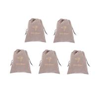 VALICLUD 5pcs Hair Dryer Bag for Travel Durable Drawstring Storage Pouch Reusable Fabric Bag for Hairdryer Organization Lightweight and Washable for Travel and Home Use