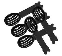 VALICLUD 5pcs Hamster Sand Colander Spoon Small Pet Bathtub Colander Spoons Lightweight Plastic Bathing Tool for Hamster Bath Random Color