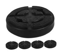 VALICLUD 5pcs Heavy Duty Rubber Jack Pads for Floor Jack and Two Post Lifts Slip Frame Rail Support Block Noise Reduction and Stability for Automotive Maintenance