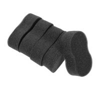 VALICLUD 5Pcs Horse Bath Sponges Set for Cattle and Horse, Large Black Sponge Cleaning Tools for After a Recreational Ride, Soft Sturdy, Efficiently Remove Dirt