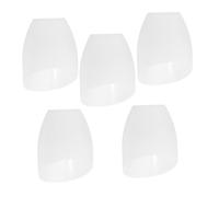 VALICLUD 5pcs Horseshoe Lamp Shades Replacement Decorative Lamp Cover for Desk Floor Center White Stylish Home Decor Accessories