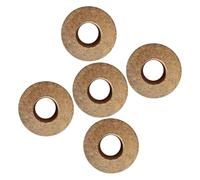VALICLUD 5pcs Hydroponic Bottle Lid Wooden Lid 6.5cm with Centre Hole for Glass Hydroponic Bottles DIY Plant Propagation