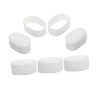 VALICLUD 5pcs Mini Watch Pillow Cushions Pu Leather Case Small Flat Watch Display Inserts Travel Jewelry Holder Carbon Fiber Small Pillow Set White