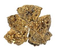 VALICLUD 5pcs Natural Irregular Mineral Stones Pyrite Decorative Adornments for Home Display Meditation and DIY Projects Compact Durable Samples