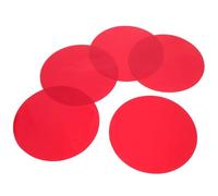 VALICLUD 5pcs Pet Light Diffuser Film with Warm Light Correction, Fade-resistant Color Lighting Gel Sheets for Easy Color Transformation in Dining Areas and Living Rooms