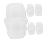 VALICLUD 5pcs Ptfe Magnetic Stir Bars Crack Resistant Laboratory Stirrer Rods for Liquid Mixing Hot Plate Compatible Uniform Mixing Wear Resistant