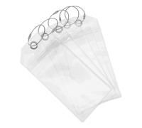 VALICLUD 5pcs PVC Luggage Tags Holder Waterproof Badge Holder with Steel Ring and Lanyard Shareable Travel Bag Tags for Pet Carriers