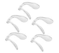 VALICLUD 5Pcs Replacement Silicone Nose Pads for Comfortable Eyeglass Nose Pieces Integrated Design for Secure Fit Durable and Breathable for Glasses