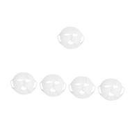 VALICLUD 5pcs Reusable Silicone Facial Mask Cover with Ear Hooks Comfortable and Practical Skincare for Women Prevents Evaporation and Slippage for Long Term Use