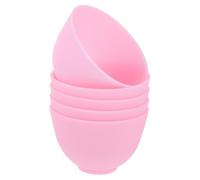 VALICLUD 5pcs Silicone Mask Mixing Bowls Medium Size Diy Beauty Salon Mask Holder Soft Silicone Face Bowls for Women Spa Facial Treatment Accessories