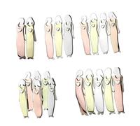 VALICLUD 5Pcs Sister Brooch Badge Pin Set Chic Friends Lapel Brooch for Sweater Dress Shawl More Durable Material Elegant Design for Women
