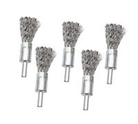 VALICLUD 5pcs Stainless Steel Wire Brush for Electric Drill Handheld Polishing and Test Tube Cleaning Heads Rust Removal Deburring and Surface Grinding Accessories