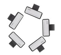 VALICLUD 5pcs Two-sided Plastic Stethoscope Name Tag Holders Identification Cards for Medical Professionals, Sturdy Id Plates Suitable for Stethoscope Accessories and Healthcare Use