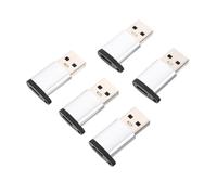 VALICLUD 5pcs Usb-c to USB Adapter Converter High-speed Data Transfer USB Type-c Female to Male Compatible with Laptop Phone Charger Power Bank Car Use
