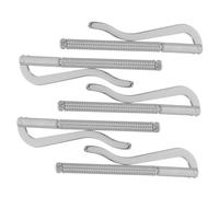 VALICLUD 5pcs Vintage Spring Loaded Money Clip Card Holder Insert Bar Replacement for Bifold Wallets Easy No-Tool Installation with Secure Grip for Cash and Cards Multipurpose Wallet