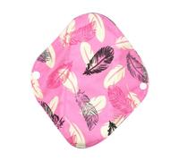 VALICLUD 5pcs Washable Reusable Menstrual Pads with Charcoal Fiber Soft Cloth Nursing Mat for Women Sanitary Napkins Comfortable Skin Touch Durable and Easy to Clean