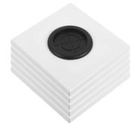 VALICLUD 5pcs White Cable Wall Plate Rubber Grommet, 86 Type Blank Outlet Cover Plate for Cable Pass-Through, Decorative Wall Switch Cover for Home and Office Use