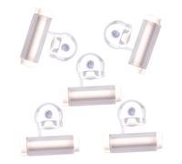 VALICLUD 5Pcs White Suction Cup Toothpaste Extruders Hanging Type Manual Tube Squeezer Multi Function Facial Cleanser Dispenser Bathroom Wall Mount
