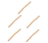 VALICLUD 5pcs Wooden Massage Sticks Head Face Back Massage Tool Solid Rod Massager for Adults Travel Home