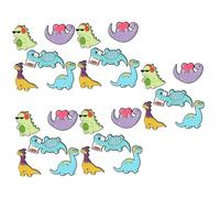 VALICLUD 5sets Cartoon Dinosaur Brooch Cute Decorative Pins for Outfits Bags and Hats Unique for Adults for Halloween Christmas and Birthdays 5pcs*5