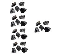 VALICLUD 5sets Irregular Natural Obsidian Stones for Aromatherapy and Decoration Unique Obsidian Crafts for Home Meditation and Yoga Practice 5pcs*5
