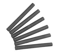 VALICLUD 6 Pcs Graphite Electrode Rod for Electrochemical Experiments and Electrolysis, 8mm Diameter Carbon Electrode Cylinder with High Temperature Resistance and Compatibility, Conductive