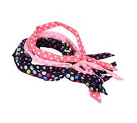 VALICLUD 6 Pcs Headbands Hair Accessories Big Bow Hair Bands with Twist Wire Scarf Head Wraps for Women Random Colors and Wrist Wrap Random Color