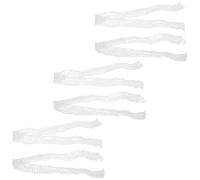 VALICLUD 6 Rolls Cotton Meat Netting for Sausage and Hot Dog Packaging High Temperature Resistant Butcher's String Twine Even Coverage Meat Tying for Home Cooking and Roasting