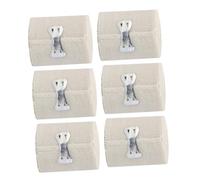 VALICLUD 6 Rolls Elastic Wraps for Wound Care and Support Breathable Stretchable Medical Cotton Compression for Home School Outdoor Use