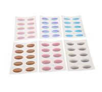 VALICLUD 6 Sheets Eyeshadow Transfer Stickers Gradient Natural 3d Effect Ultrathin Paper Makeup Cosplay Eye Decoration for Festivals and Parties