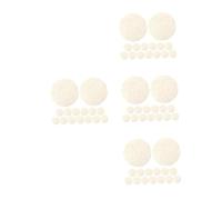 VALICLUD 60pcs Face Scrubber Exfoliator Loofah Pads Makeup Remover Wipes for Women Travel Body Scrub Bath Pads