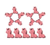 VALICLUD 60pcs Kawaii Resin Nail Charms for DIY Manicure Cute Zodiac Animal Horse Embellishments Charming Nail Art Accessories for Women for Festive and Everyday Designs