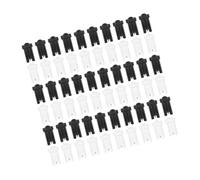 VALICLUD 60pcs Lash Extension Glue Bottle Pins Anti-blocking Needles Eyelash Glue Bottle Tips Replacement Tools for Professional Salon and Home Use PP and Stainless Steel Material