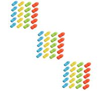 VALICLUD 60pcs Toothbrush Head Covers Silicone Travel Toothbrush Caps Accessories for Travel Essentials and Dental Brushes Random Color