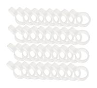 VALICLUD 60pcs Windproof Plastic Round Clothes Buckle Hooks Anti-Slip Clothes Hangers Fixing Clips for Home Laundry Lightweight Design for Secure Drying
