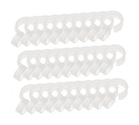 VALICLUD 60pcs Windproof Plastic Round Hooks Clothes Hanger Buckles Anti-Slip Safety Clips for Secure Drying Outdoor Indoor Use