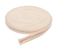 VALICLUD 6m Roll Cotton Oil Lamp Wick Flat Wide 2cm Retro Knitted Replacement for Kerosene Lanterns and Oil Burners