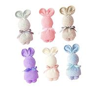 VALICLUD 6pcs Adorable Rabbit Towels Lovely Easter Towels for Wedding Shower Ideas for Newborn Born Boy