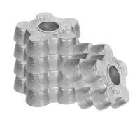 VALICLUD 6pcs Aluminum Gas Valve Handle Replacement Handwheel Hexagonal Heavy Duty Control Wheel with Springs for Cylinder Valve Operation Ergonomic Non-Slip Design for Industrial